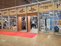 Indgangen til Faraos Cigarers butik i Lyngby Storcenter.