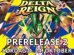 Plakat for Delta Reign-prerelease hos Epic Panda lørdag 24. oktober kl. 14