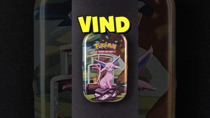 Hvad er der i en Prismatic Evolutions Mini Tin?