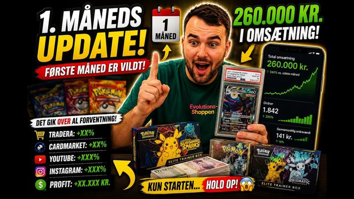 🔥 1 MÅNED MED EVOLUTIONS-SHOPPEN! 🚀💰 | 260.000 KR I OMSÆTNING