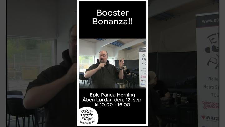 Epic Panda Herning holder åben lørdag den 12. Sep kl.10-16 med Booster Bonanza