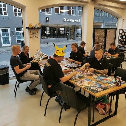 Plakat for Pokémon Play-aftener hos Papklubben Aarhus