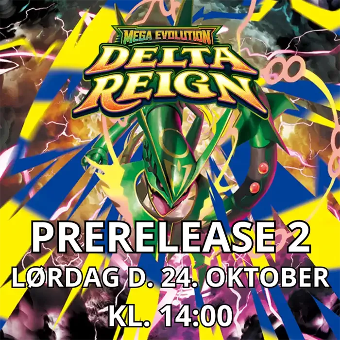 Plakat for Delta Reign-prerelease hos Epic Panda lørdag 24. oktober kl. 14
