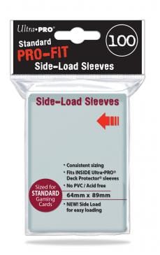 100 lommer - Ultra Pro PRO-Fit Standard Side Load (Perfect Fit 64x89mm) - Ultra Pro - Blanke - Sleeves Ultra Pro #84649