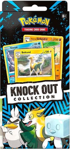 Pokemon Knock Out Collection: Boltund, Eiscue & Galarian Sirfetch'd