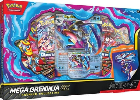 Pokemon ex Box: Mega Greninja ex Premium Collection (8 Boosters)