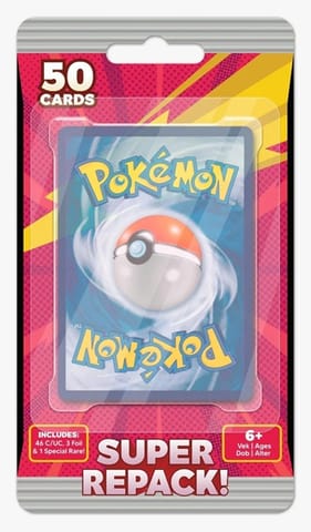 Pokemon TCG: Super Repack (50 Kort)